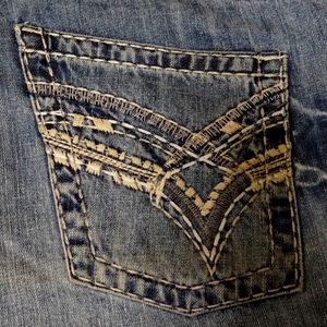 Wrangler Rock 47 Denim Slim Boot 38x34